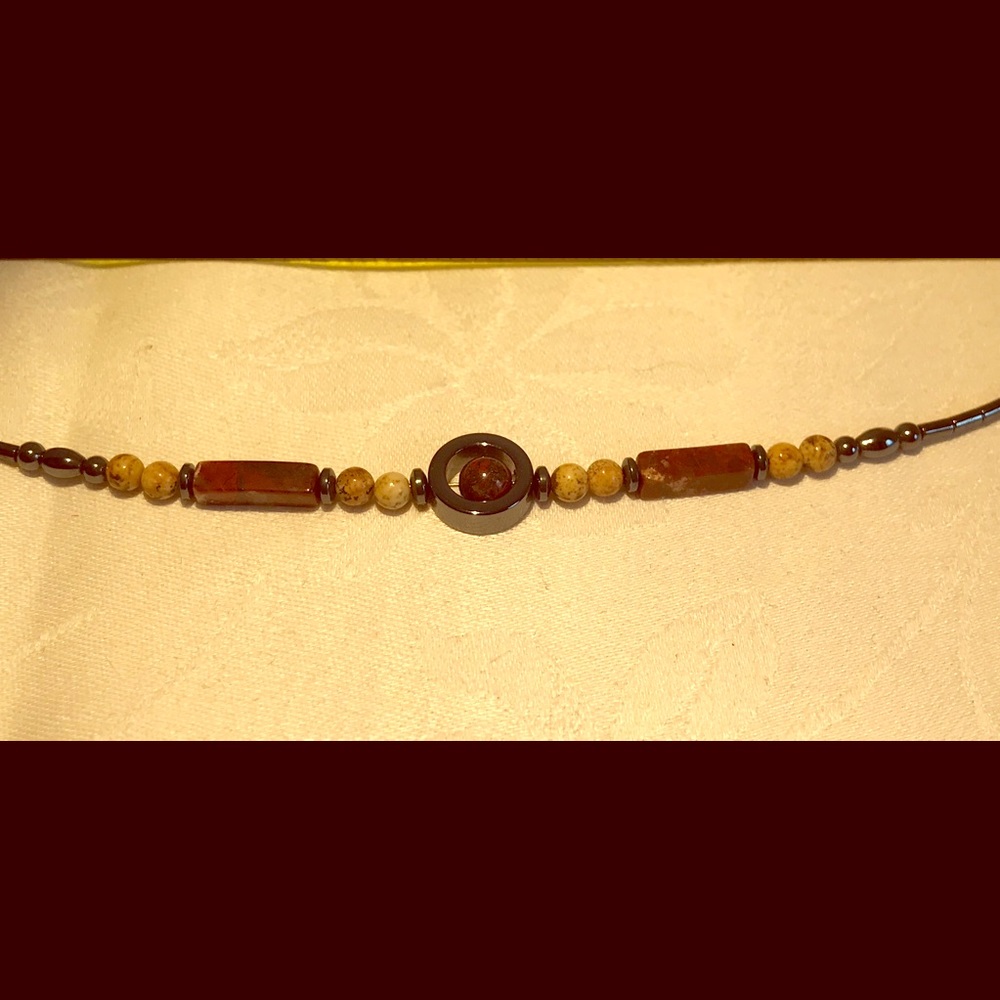 Tiger’s Eye and Hematite necklace